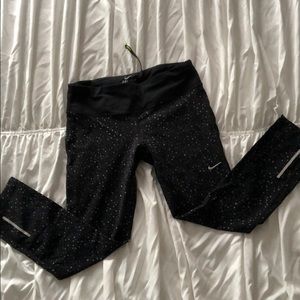 Nike Sri-fit black and gray 3/4 leggings